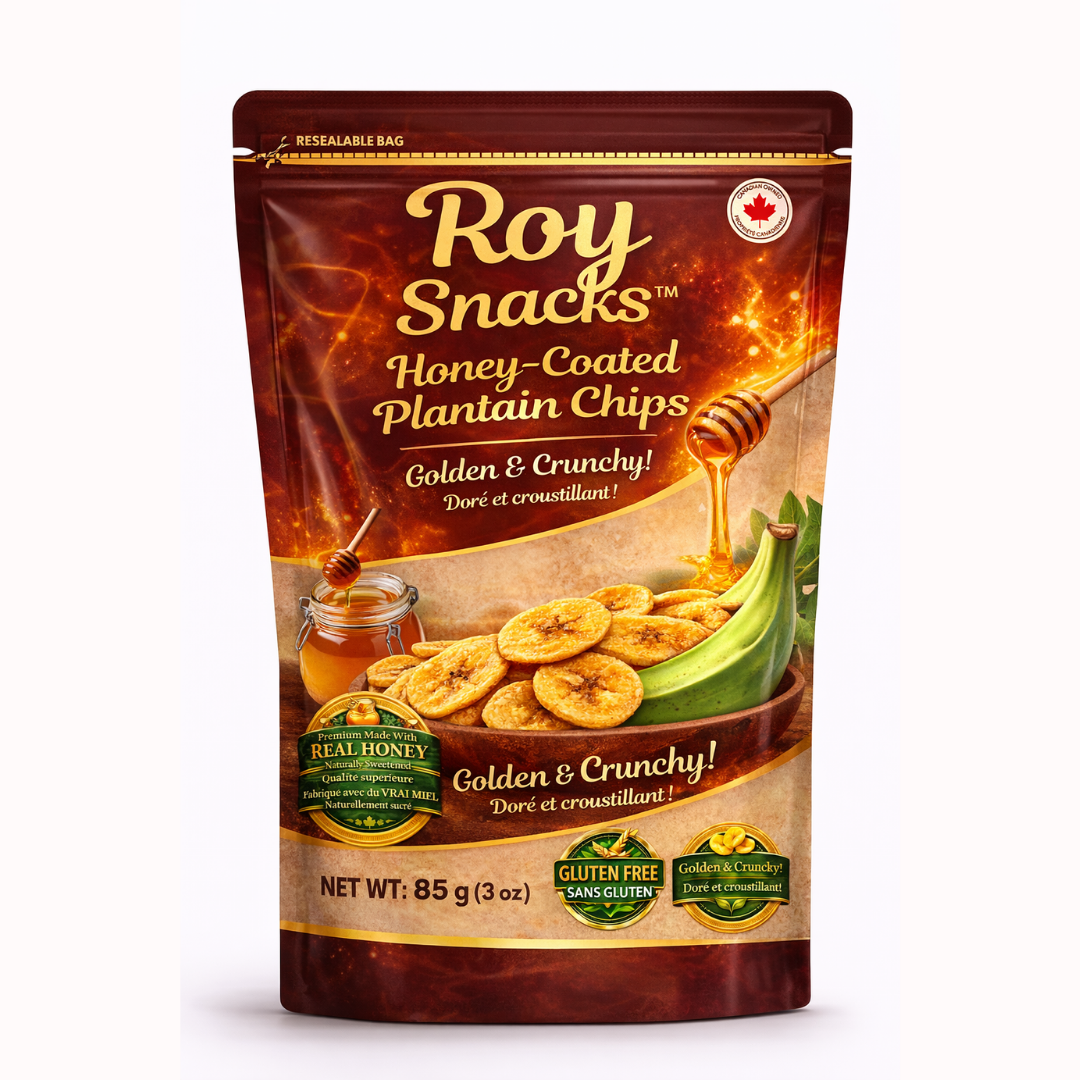 Honey-Coated Plantain Chips – 1 Single Pack (Sweet Crunch Snack)