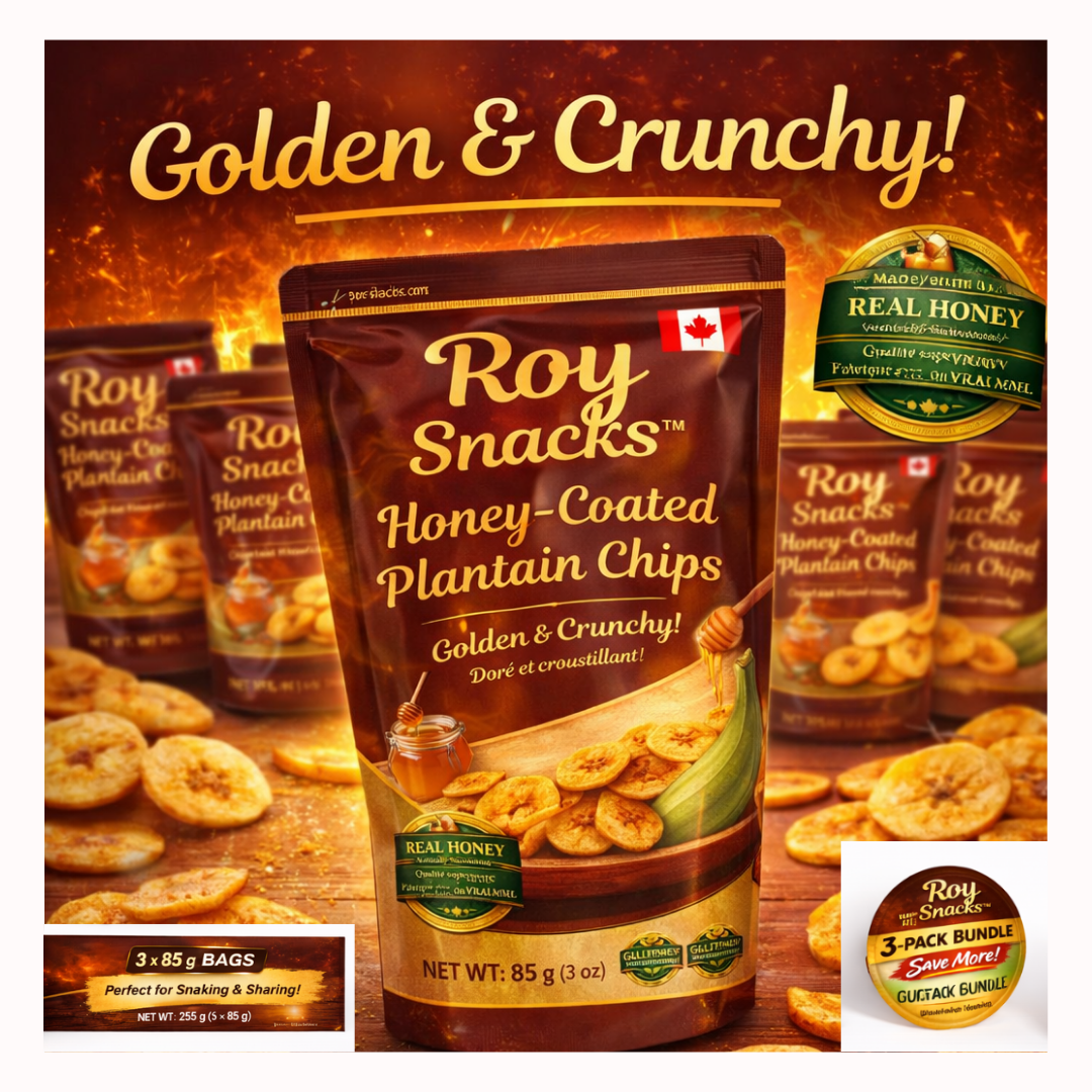 Honey-Coated Plantain Chips – 3 Pack Bundle (Snack Trio Deal)