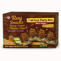 Honey-Coated Plantain Chips – 48 Pack Party Box (Event Size)