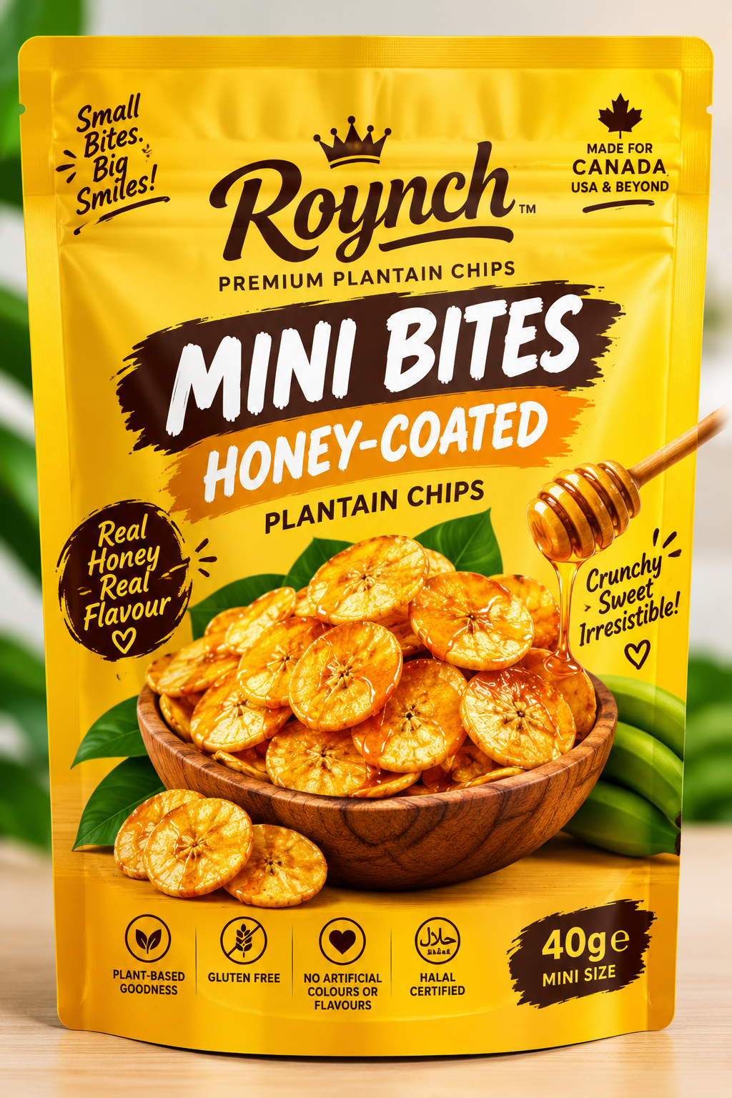 Honey-Coated Plantain Chips